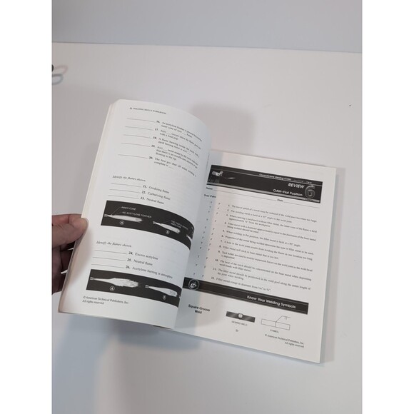 Jonathan Gosse WELDING SKILLS WORKBOOK 2010 4th edition Softcover  GOOD - Picture 8 of 12